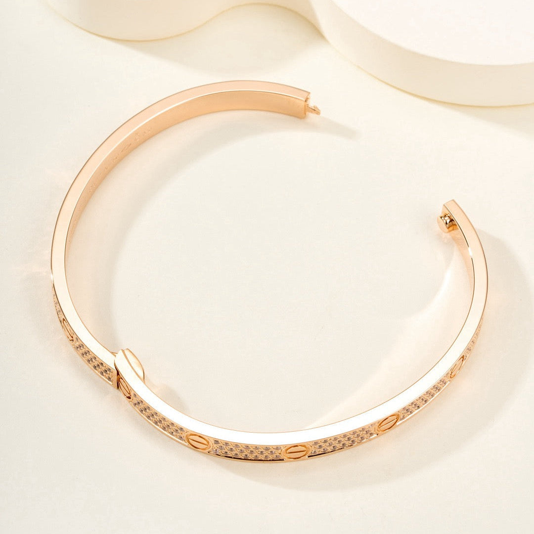 Mysitc LOVE BRACELET 4.8MM DIAMOND-PAVED
