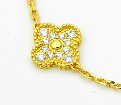 [Mystic] CLOVER 5 MOTIF LASER BRACELET COLLECTION