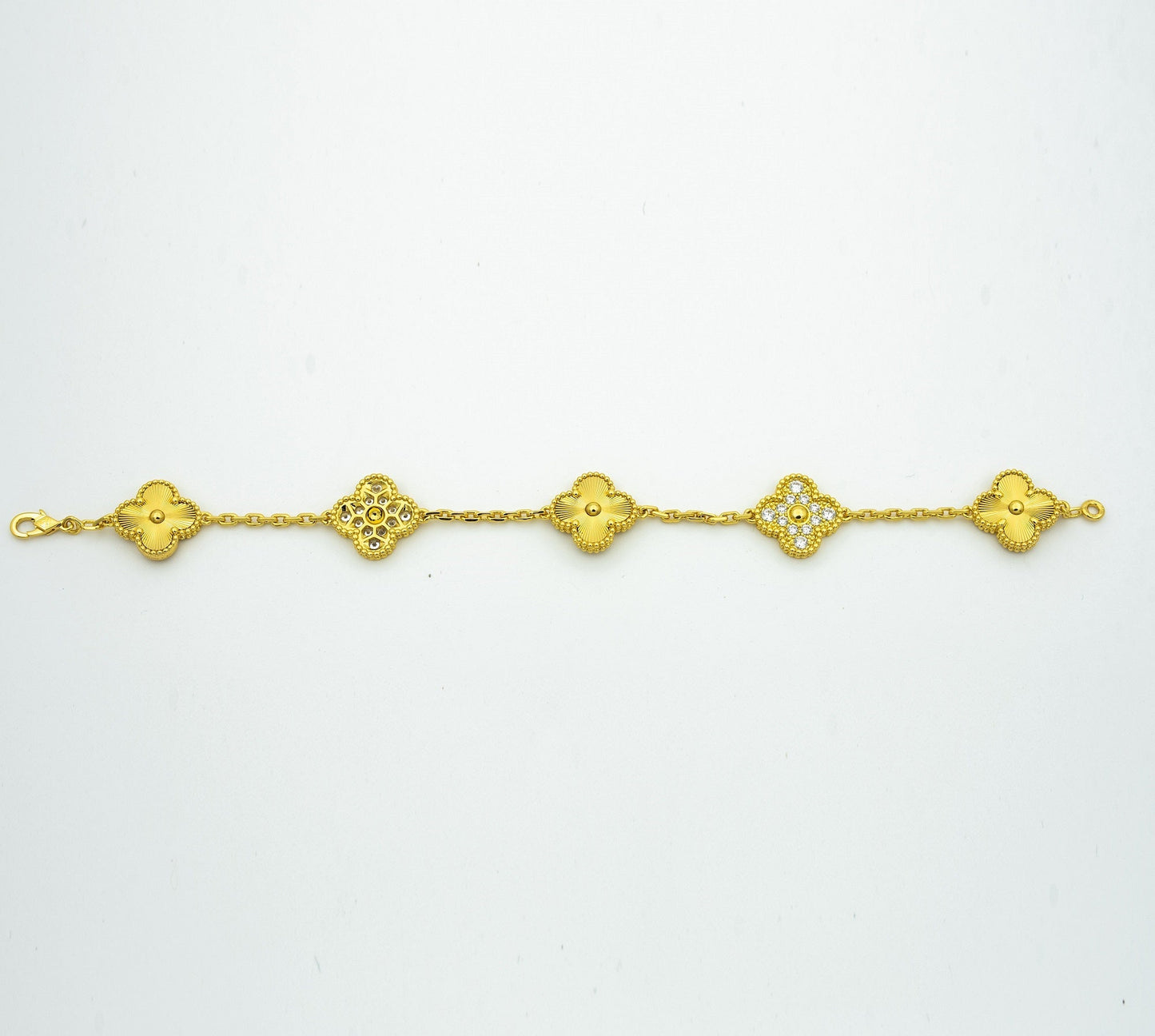 [Mystic] CLOVER 5 MOTIF LASER BRACELET COLLECTION