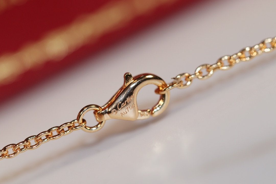[Mystic]LOVE NECKLACE PINK GOLD AND SILVER