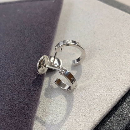 [Mystic]LOVE EARRINGS 2.65MM SILVER