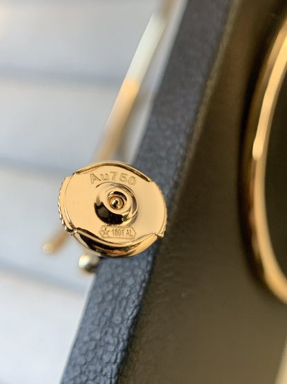 [Mystic]JUSTE EARRINGS GOLD DIAMONDS 1.8MM