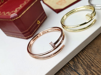 [Mystic]JUSTE BRACELET 3.5MM DOUBLE ROW DIAMOND
