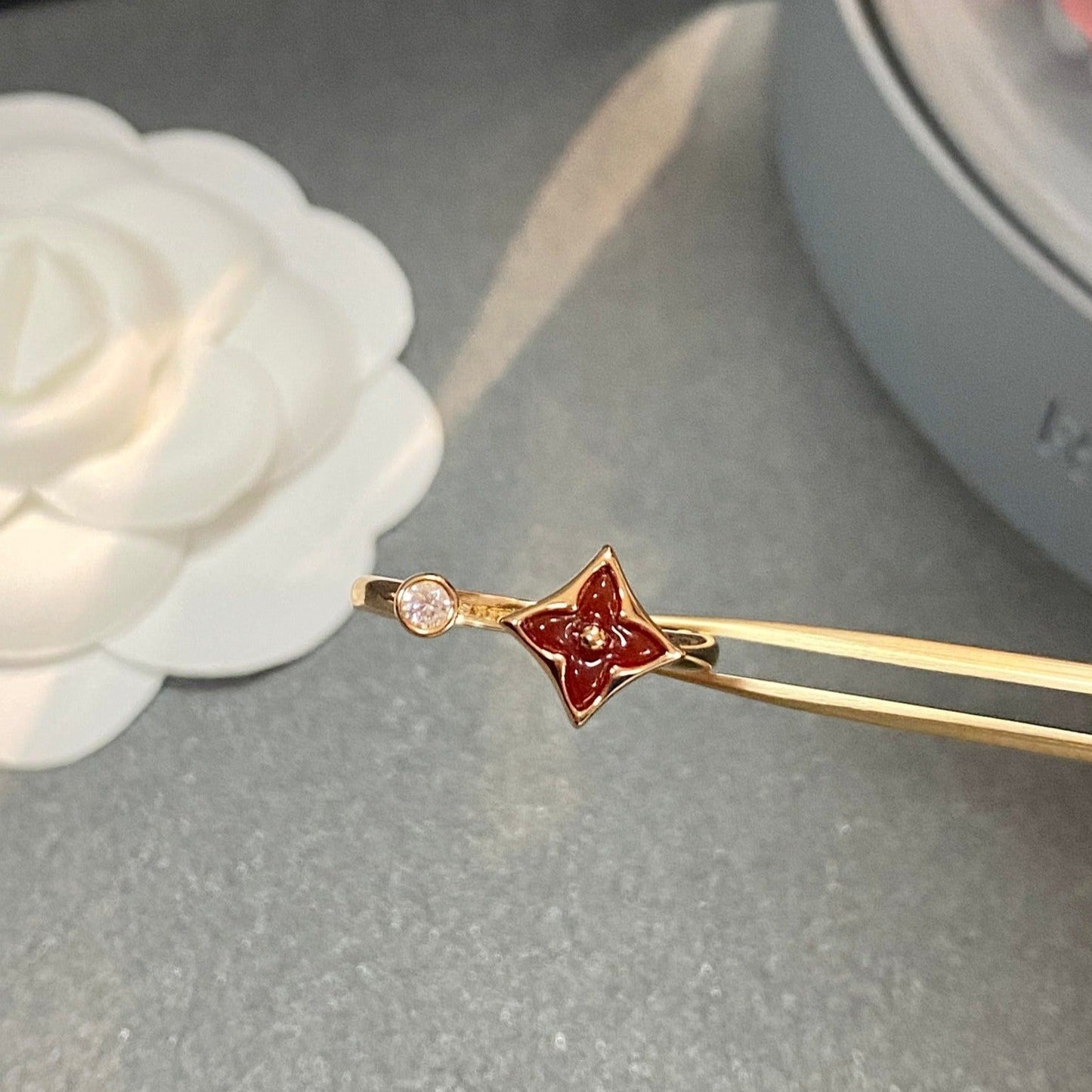 [Mystic]STAR 1 DIAMOND OPEN RING