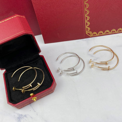 [Mystic]JUSTE EARRINGS FULL DIAMONDS 1.8MM