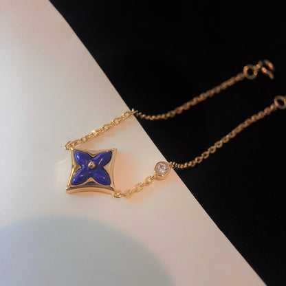 [Mystic]COLOR STAR PINK GOLD DIAMOND BRACELET