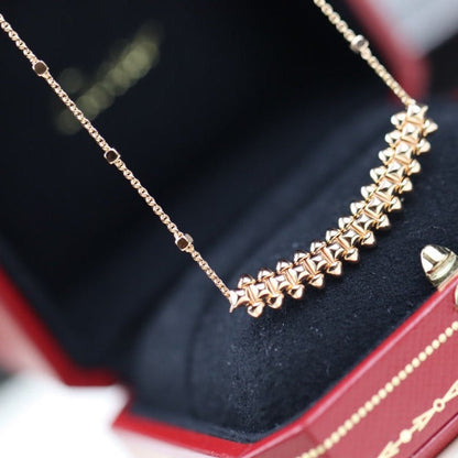 [Mystic]CLASH PINK GOLD NECKLACE
