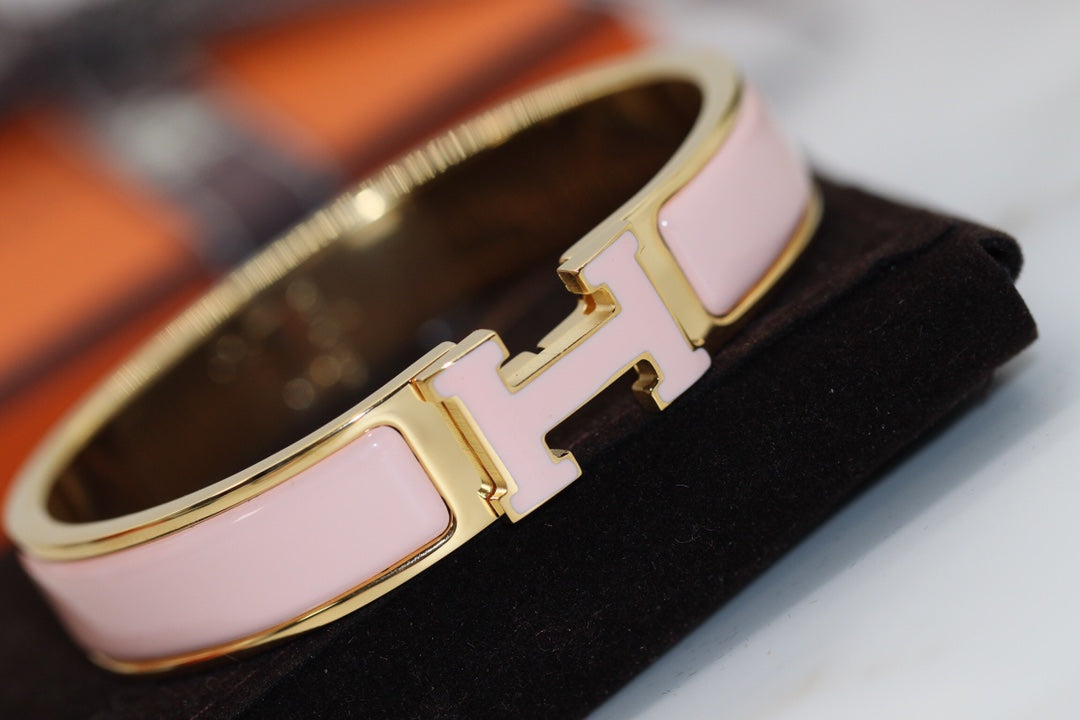 [Mystic]H BRACELET 12MM PINK