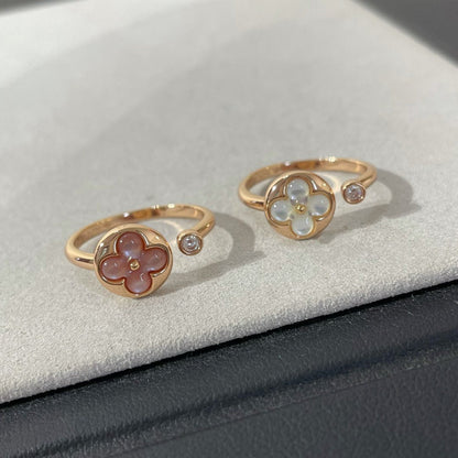 [Mystic]SUN 1 DIAMOND PINK MOP RING
