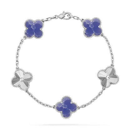 [Mystic]CLOVER 5 MOTIF BLUE VEINS BRACELET COLLECTION
