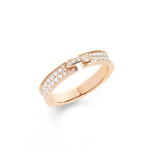 [Mystic]ALLIANCE LIENS VIDENCE PAVED DIAMOND 4MM RING