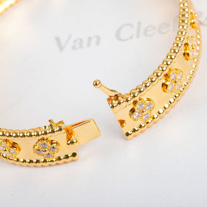 [Mystic]CLOVER BRACELET 8MM DIAMONDS