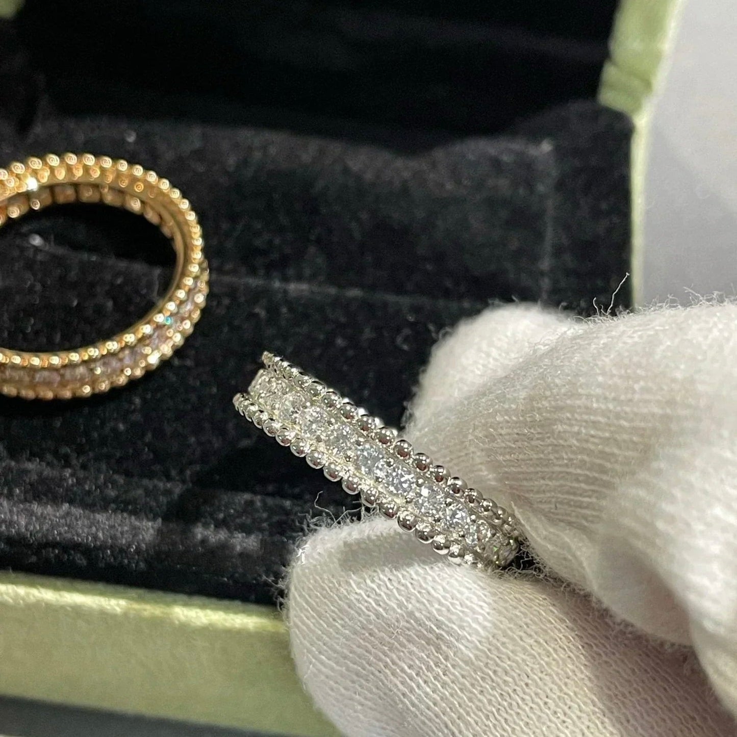 [Mystic]PERLEE DIAMOND SILVER RING