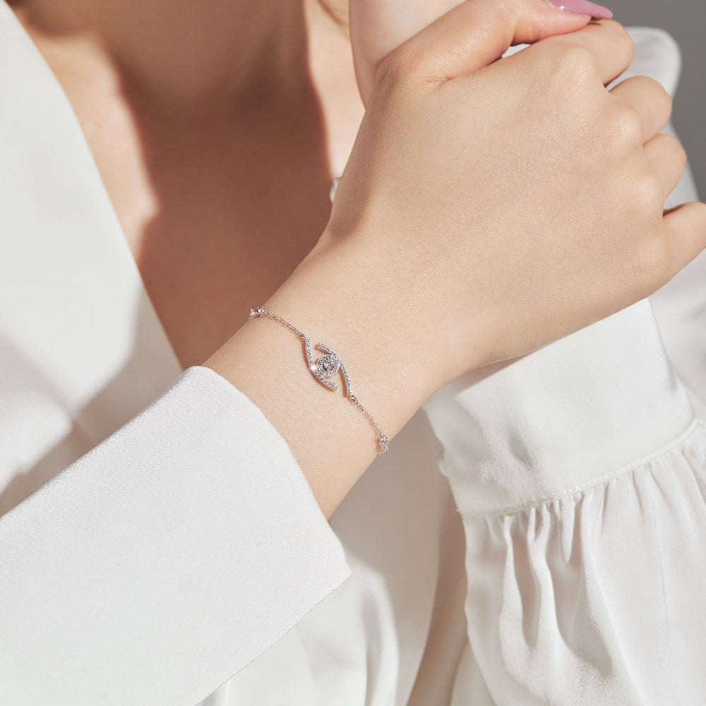 [Mystic ]Mystic Eye Pave-Set Diamond Bracelet