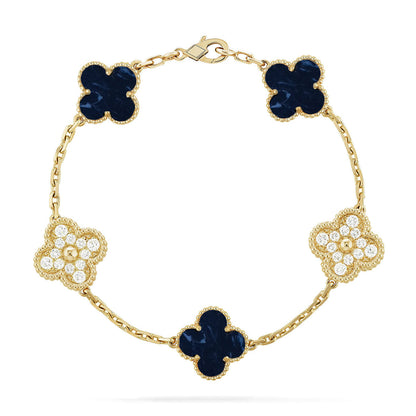 [Mystic]CLOVER 5 MOTIF PIETERSITE BRACELET COLLECTION