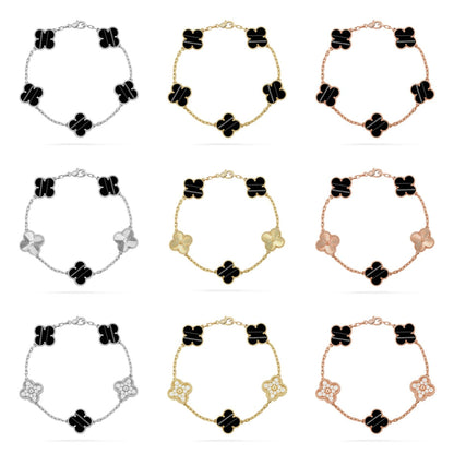 [Mystic] CLOVER 5 MOTIF PULSAR STONE BRACELET COLLECTION