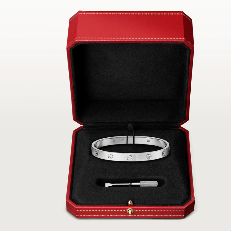 [Mystic]LOVE BRACELET 6.1MM 4 DIAMONDS