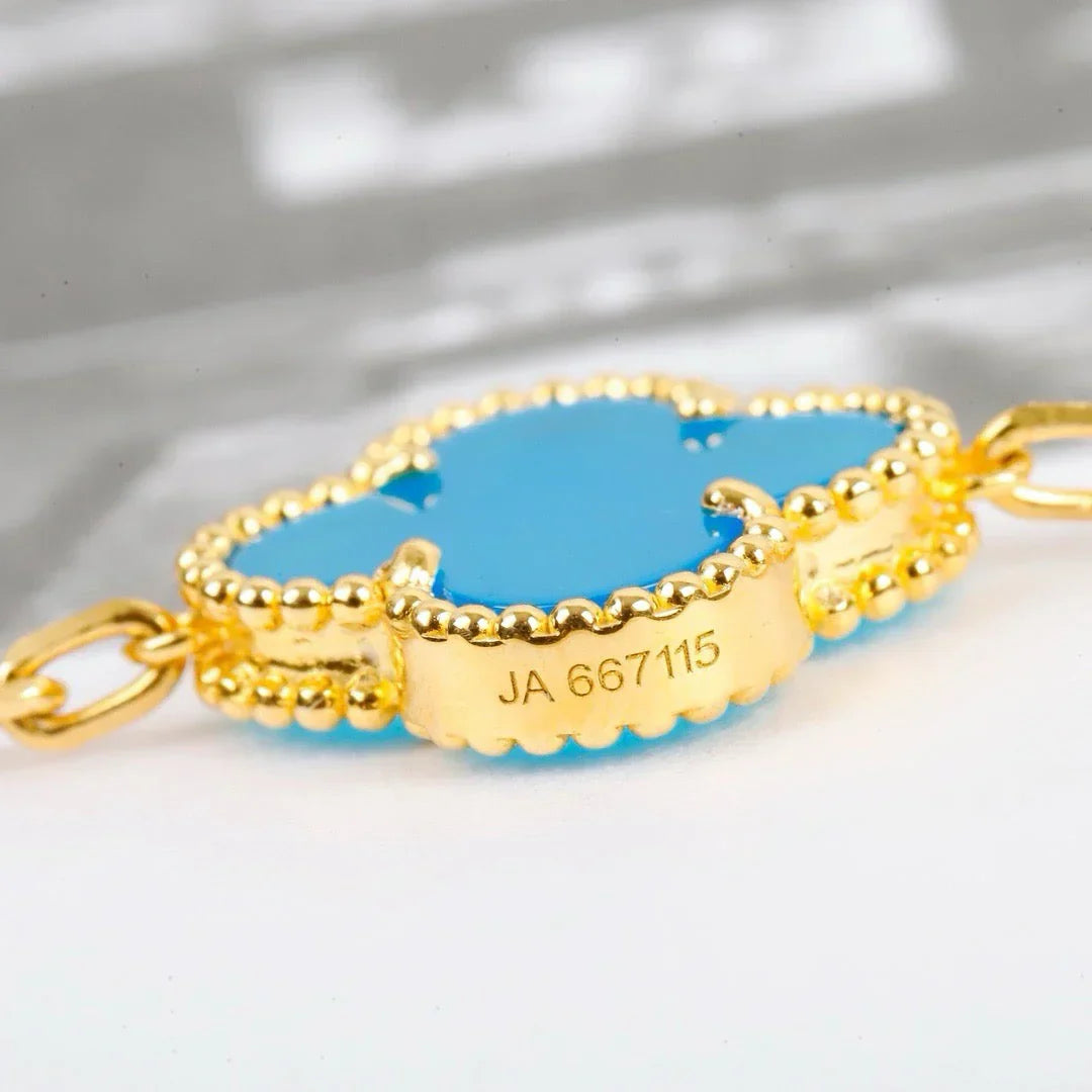 [Mystic] CLOVER 5 MOTIF TURQUOISE BRACELET COLLECTION