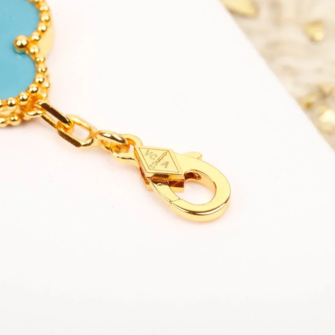 [Mystic] CLOVER 5 MOTIF TURQUOISE BRACELET COLLECTION