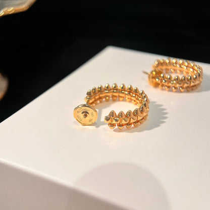 [Mystic]CLASH SMALL HOOP EARRINGS