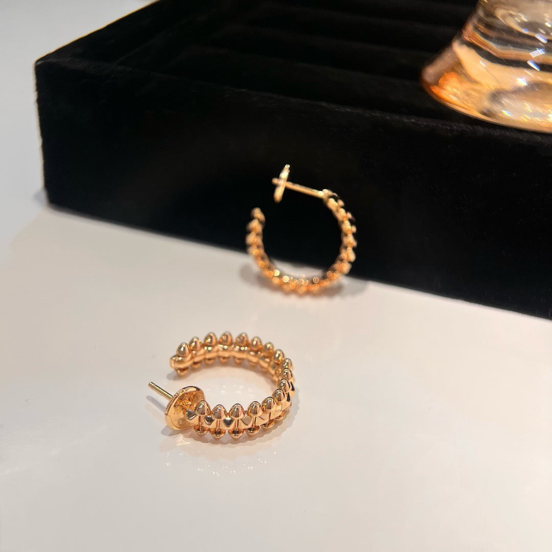 [Mystic]CLASH SMALL HOOP EARRINGS