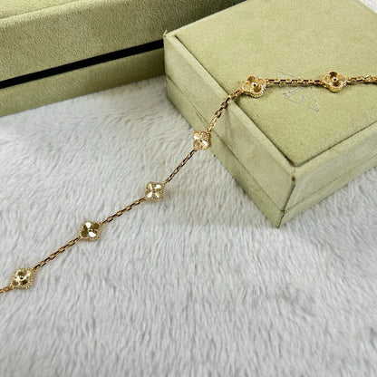[Mystic]CLOVER 6 MOTIF DIAMOND BRACELET