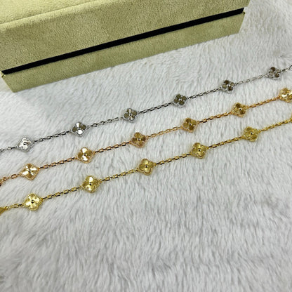 [Mystic]CLOVER 6 MOTIF DIAMOND BRACELET