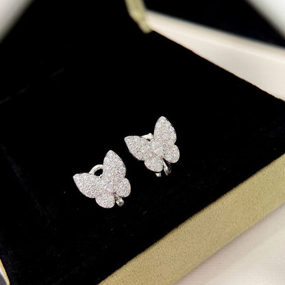 [Mystic]BUTTERFLY ALL DIAMOND EARRINGS