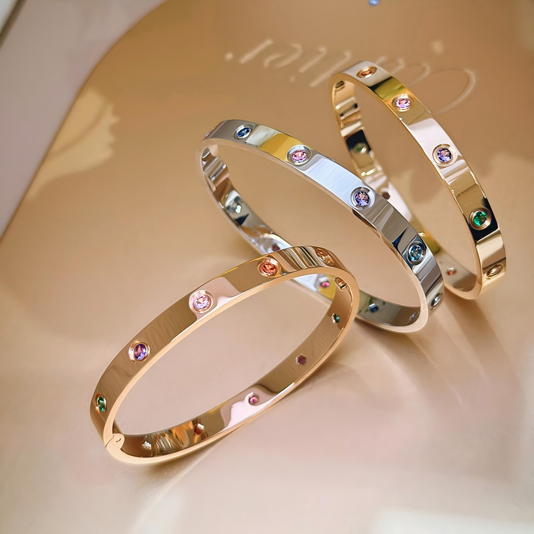 [Mysitc ] 2026 RAINBOW LOVE BRACELET 6.1MM  10 DIAMONDS