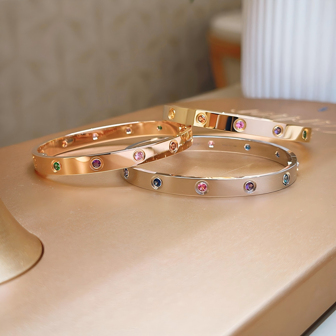 [Mysitc ] 2026 RAINBOW LOVE BRACELET 6.1MM  10 DIAMONDS