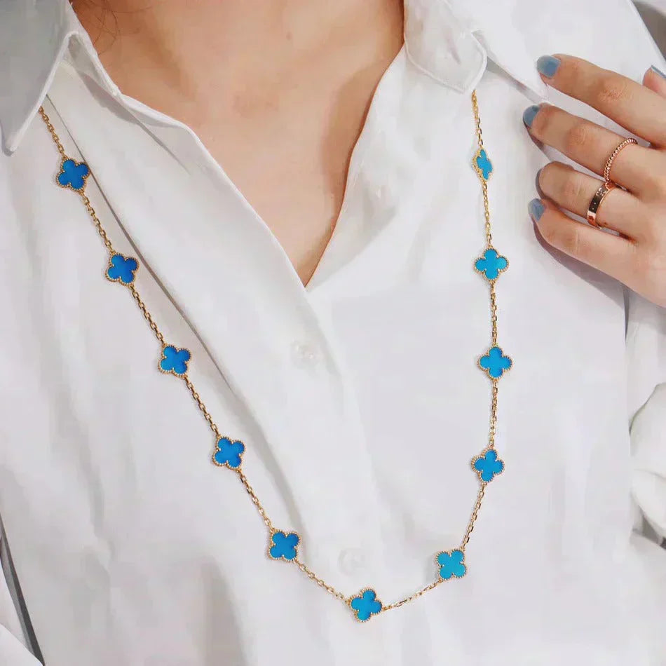[Mystic]CLOVER 20 MOTIFS TURQUOISE GOLD
