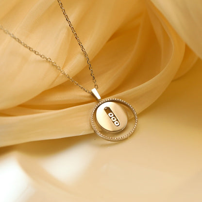 [Mystic ]Mystic MOVE MM SILVER DIAMOND NECKLACE