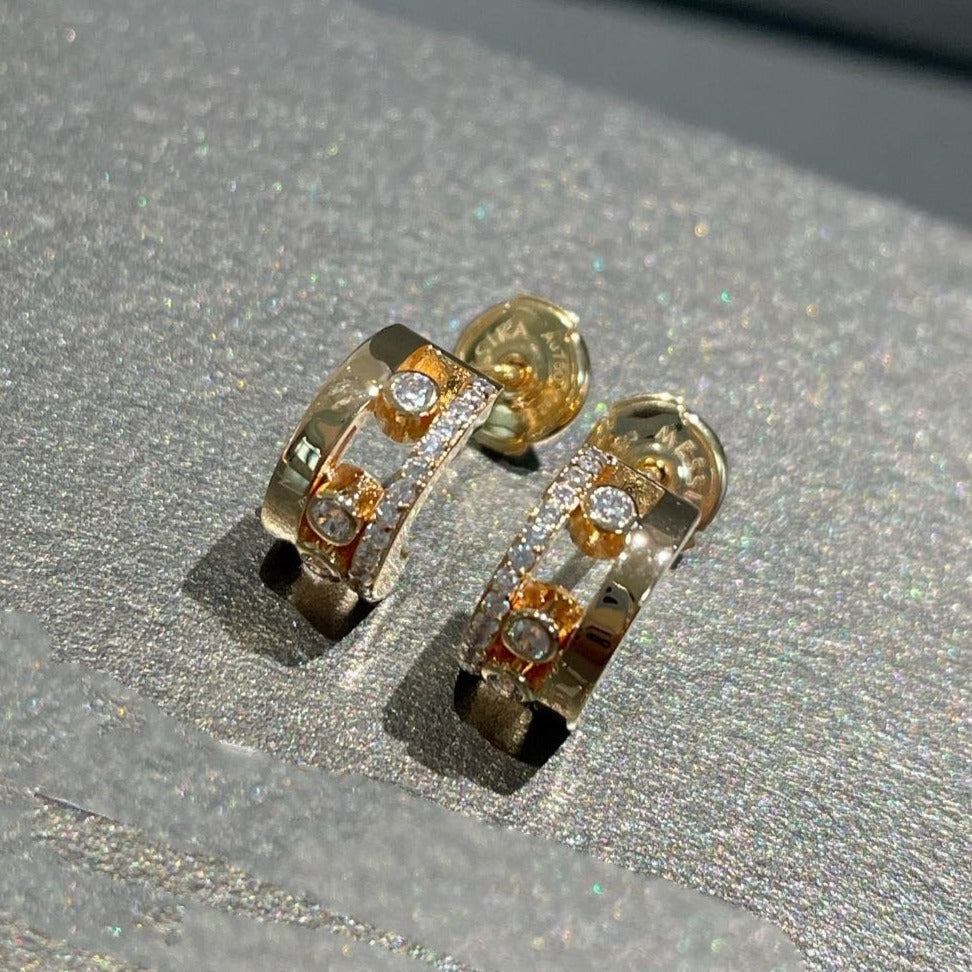 [Mystic ]MOVE ROMANE EARRINGS DIAMOND
