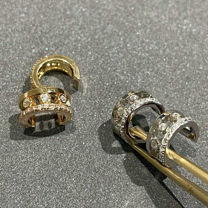 [Mystic ]MOVE ROMANE EARRINGS DIAMOND