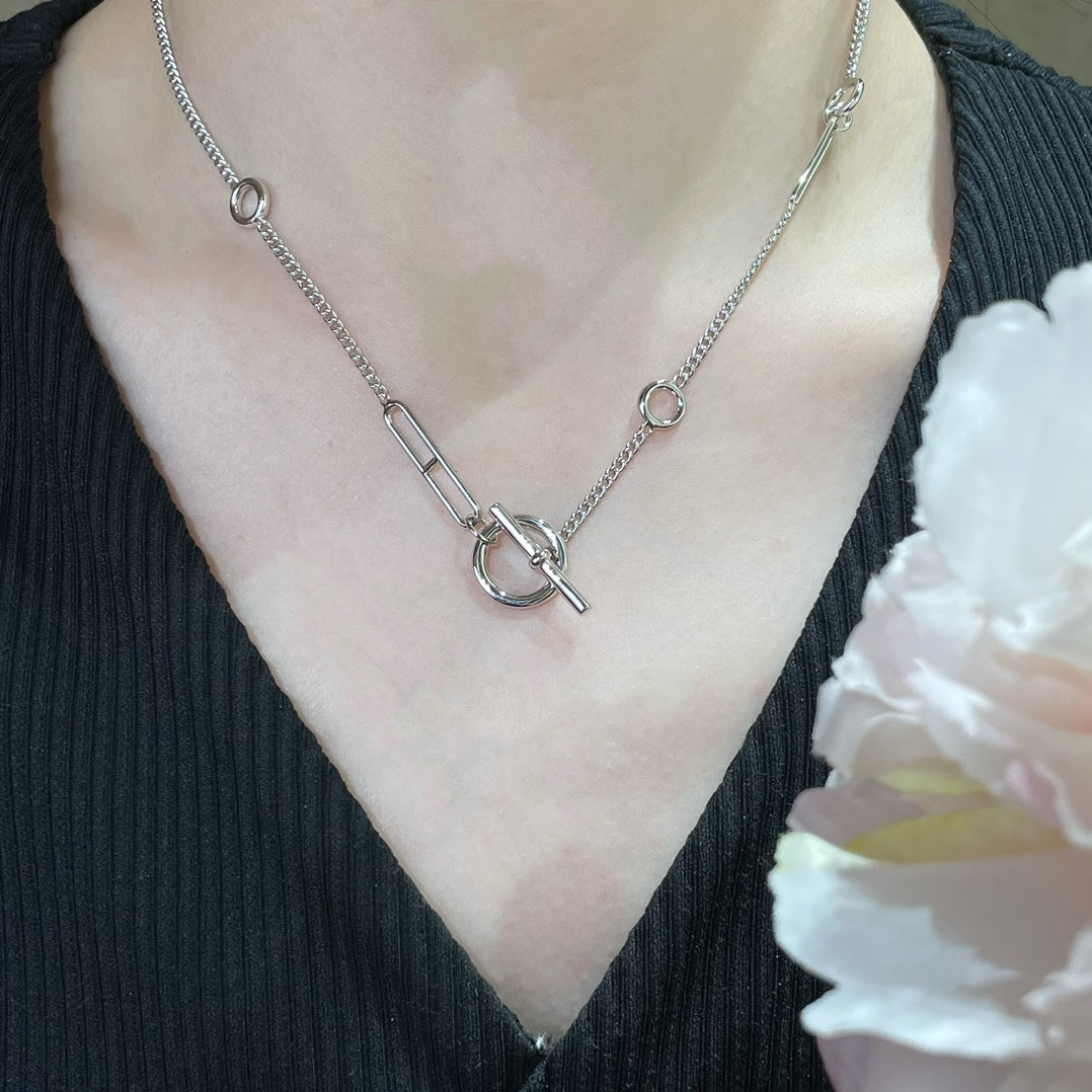 [Mystic]HM STERLING CHAINE D'ANCRE HEART