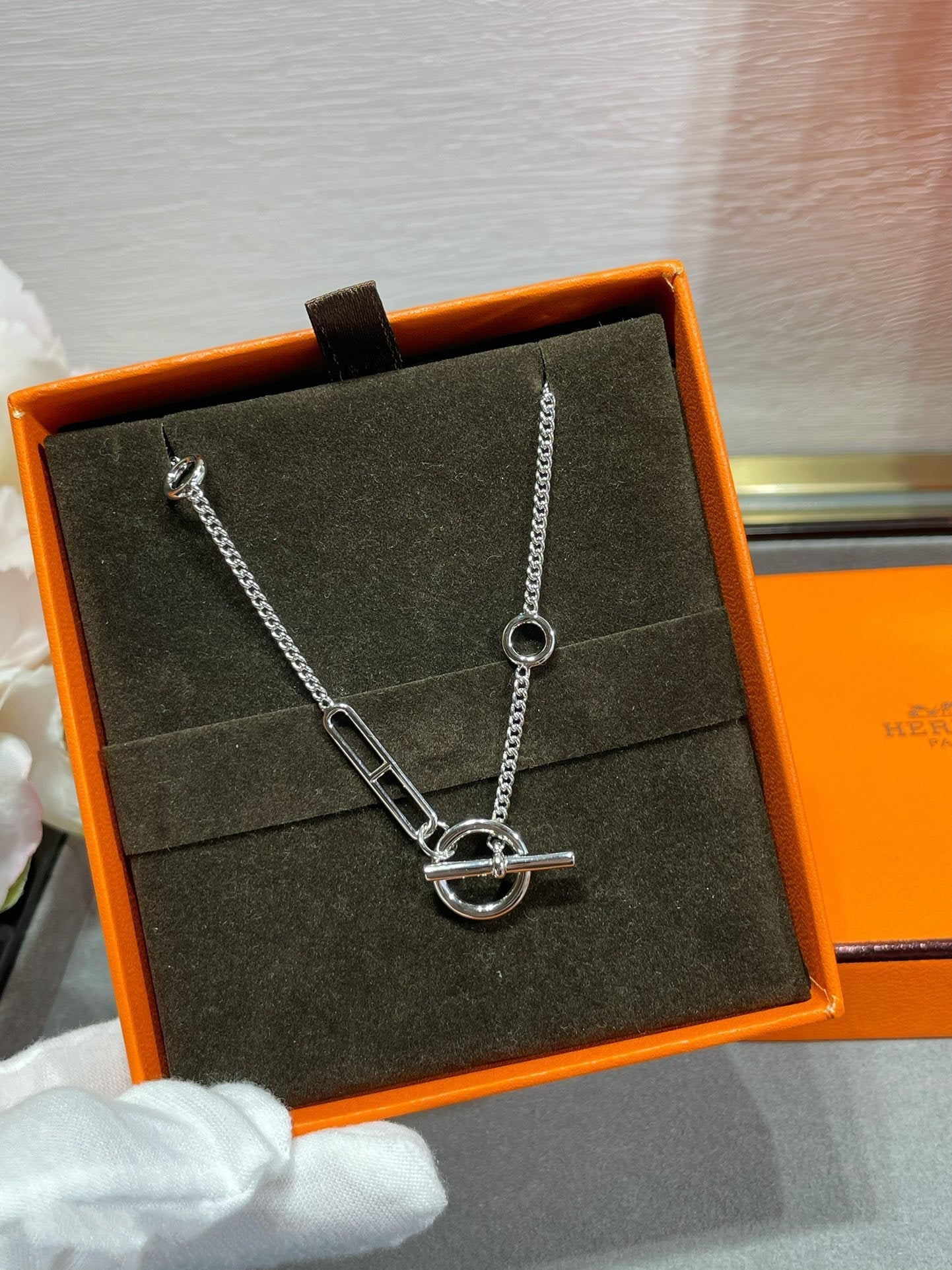 [Mystic]HM STERLING CHAINE D'ANCRE HEART