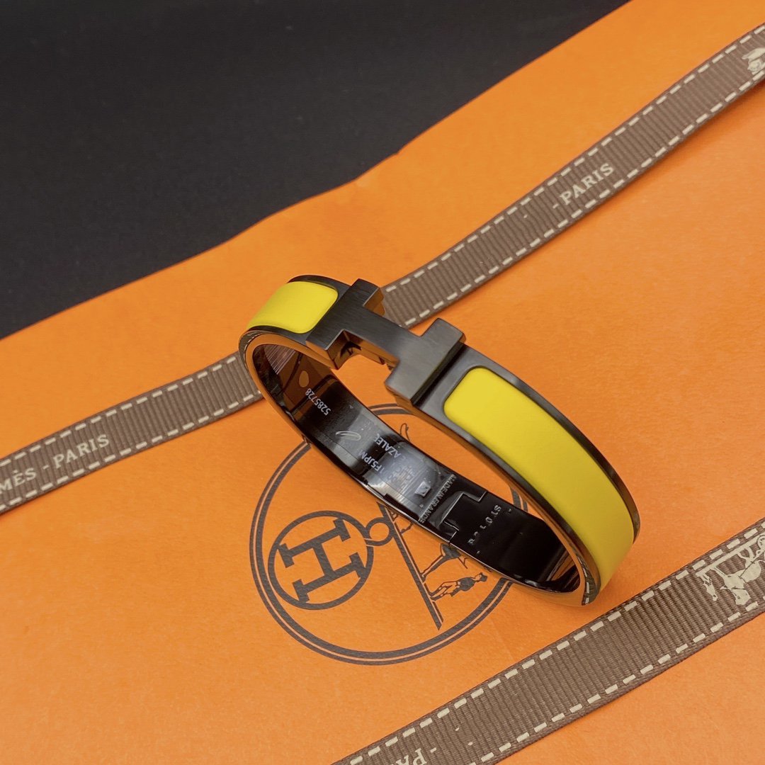 [Mystic]CLIC HM SO BLACK YELLOW BRACELET