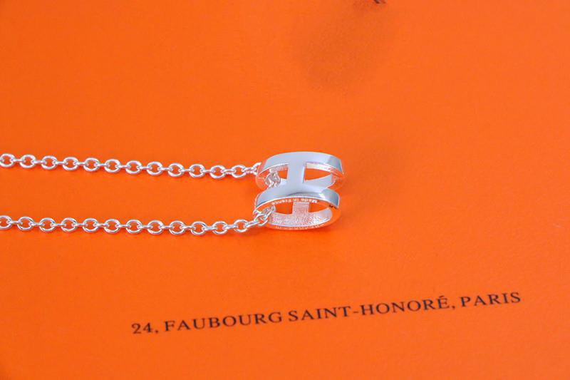 [Mystic]HM NECKLACE H LETTER OVAL SERIES