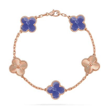 [Mystic]CLOVER 5 MOTIF BLUE VEINS BRACELET COLLECTION