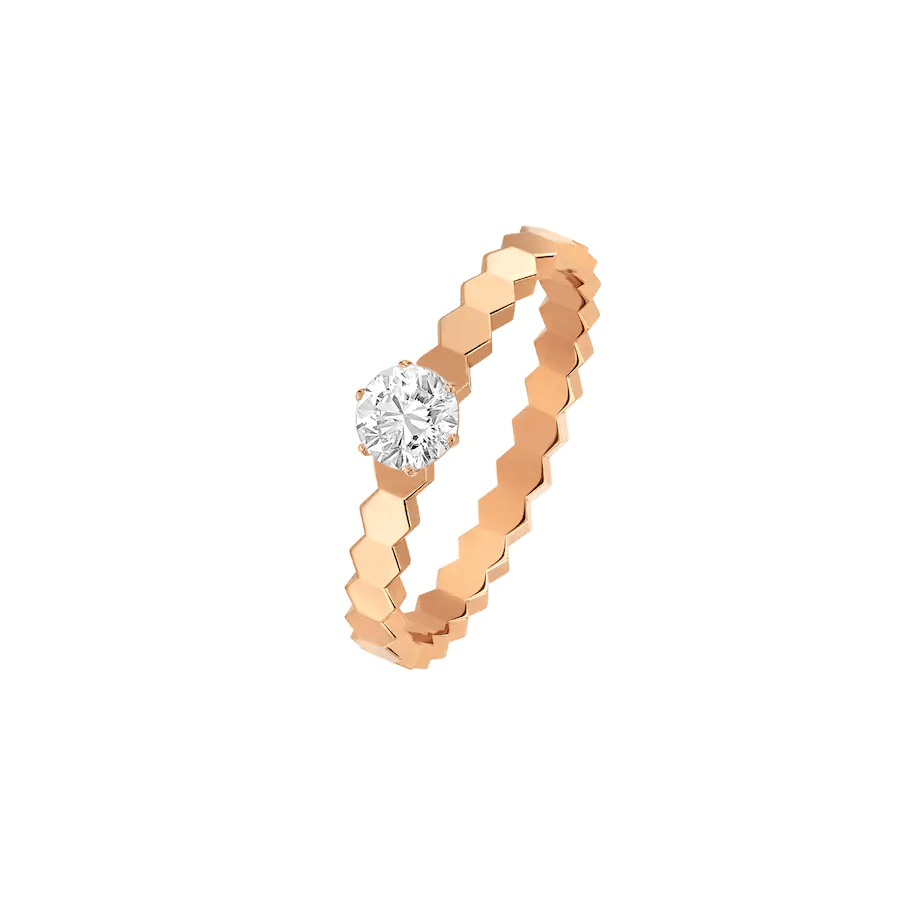 [Mystic]BEE LOVE RING PINK GOLD 1 DIAMOND
