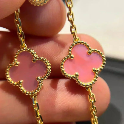 [Mystic] CLOVER 5 MOTIFS  PINK MOP BRACELET COLLECTION