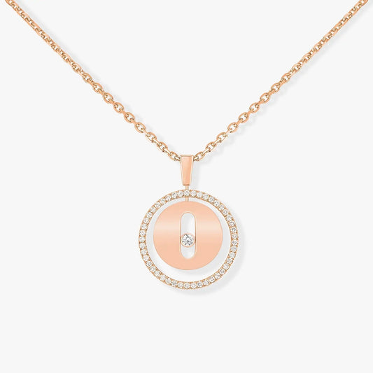 [Mystic ]Mystic MOVE PM NECKLACE PINK GOLD DIAMOND