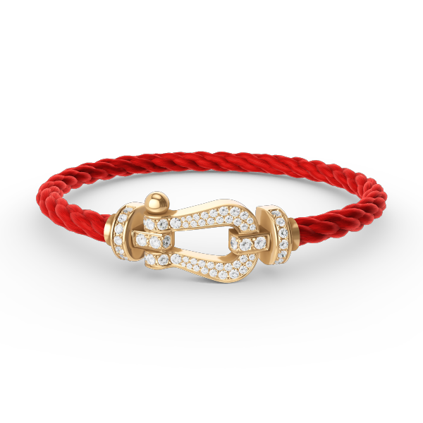 [Mystic]FORCE LARGE HORSESHOE FULL DIAMOND BRACELET GOLD