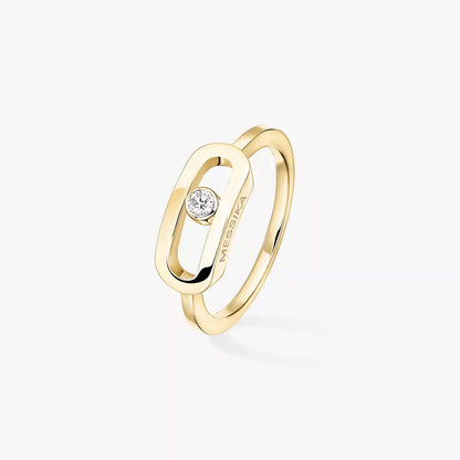 [Mystic ]Move Uno Diamond Ring in Gold