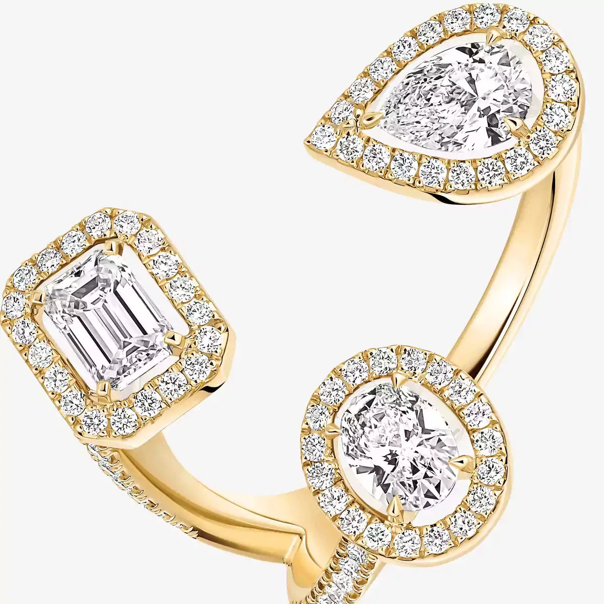 [[Mystic ] Diamond Ring 0,25ct My Twin Trilogy