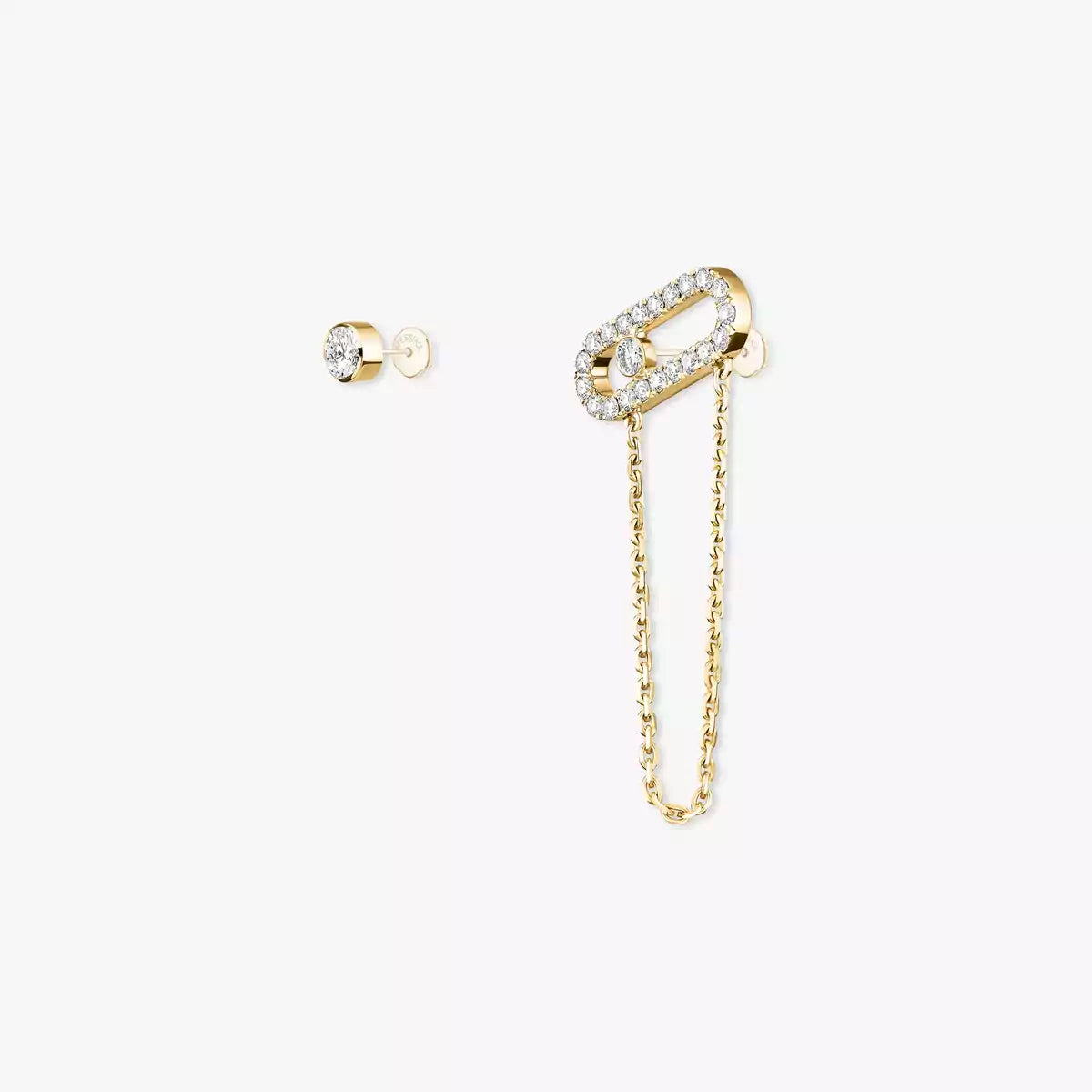 [Mystic ]Move Uno Diamond Earrings