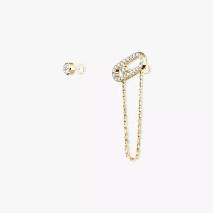 [Mystic ]Move Uno Diamond Earrings