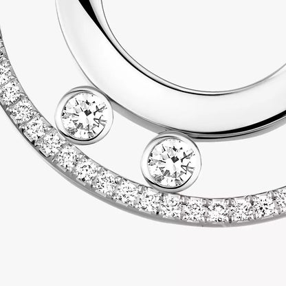 [Mystic ]Move Romane Small Diamond Hoop Earrings