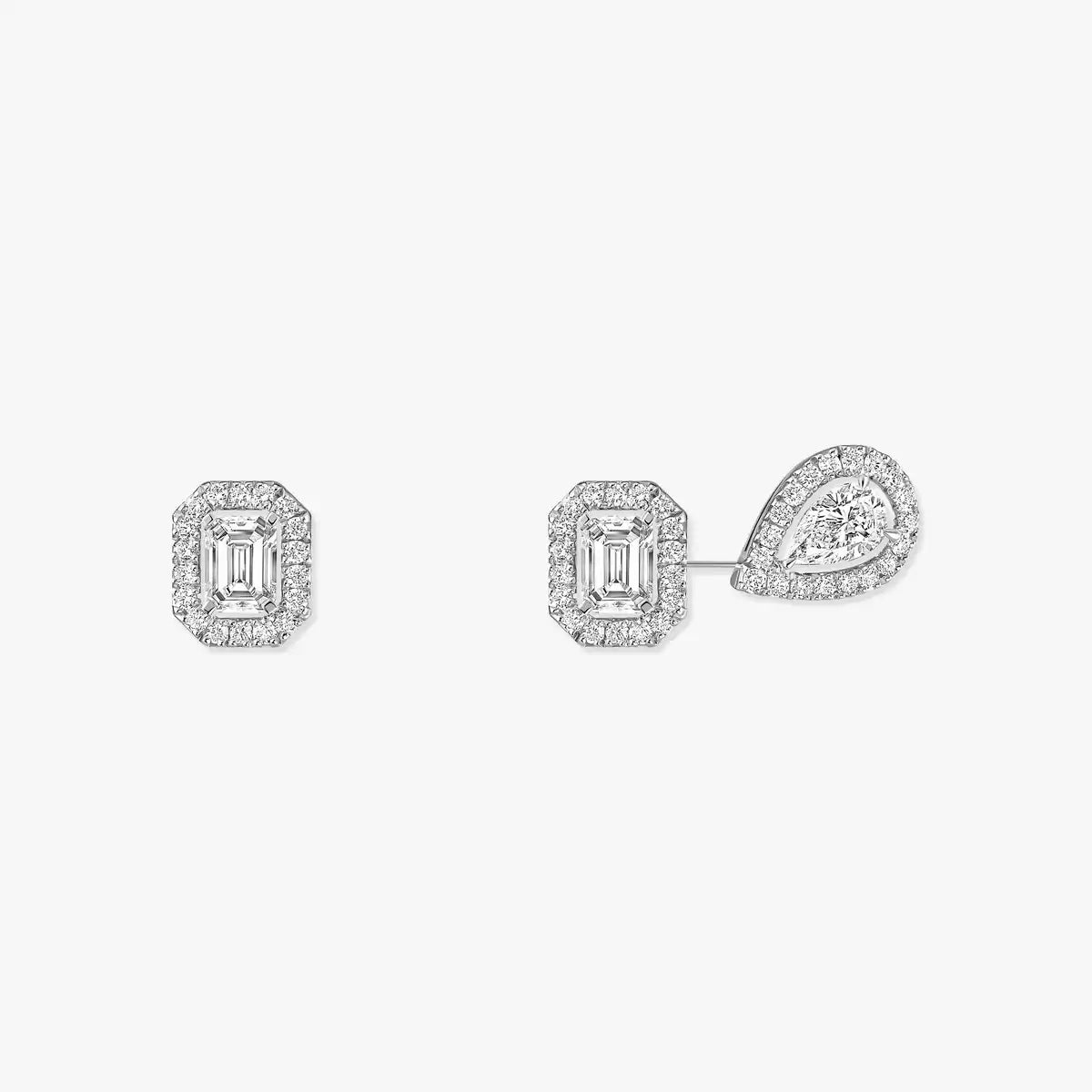 [Mystic ]Diamond Earrings 0,10ct My Twin 1+2