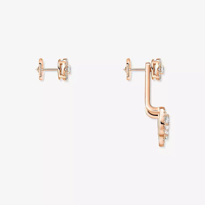 [Mystic ] My Twin Trio  Diamond Earrings